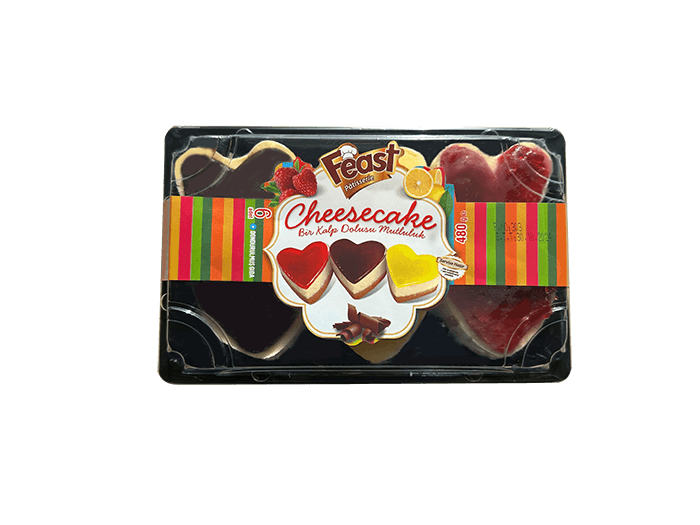 Heart-Shaped Cheesecake