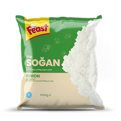 Сладкий репчатый лук кубиками Feast