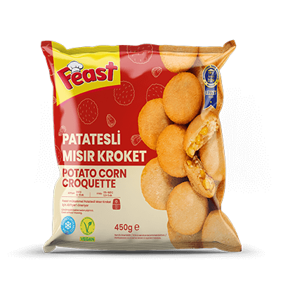 Croquettes de pommes de terre et maïs Feast