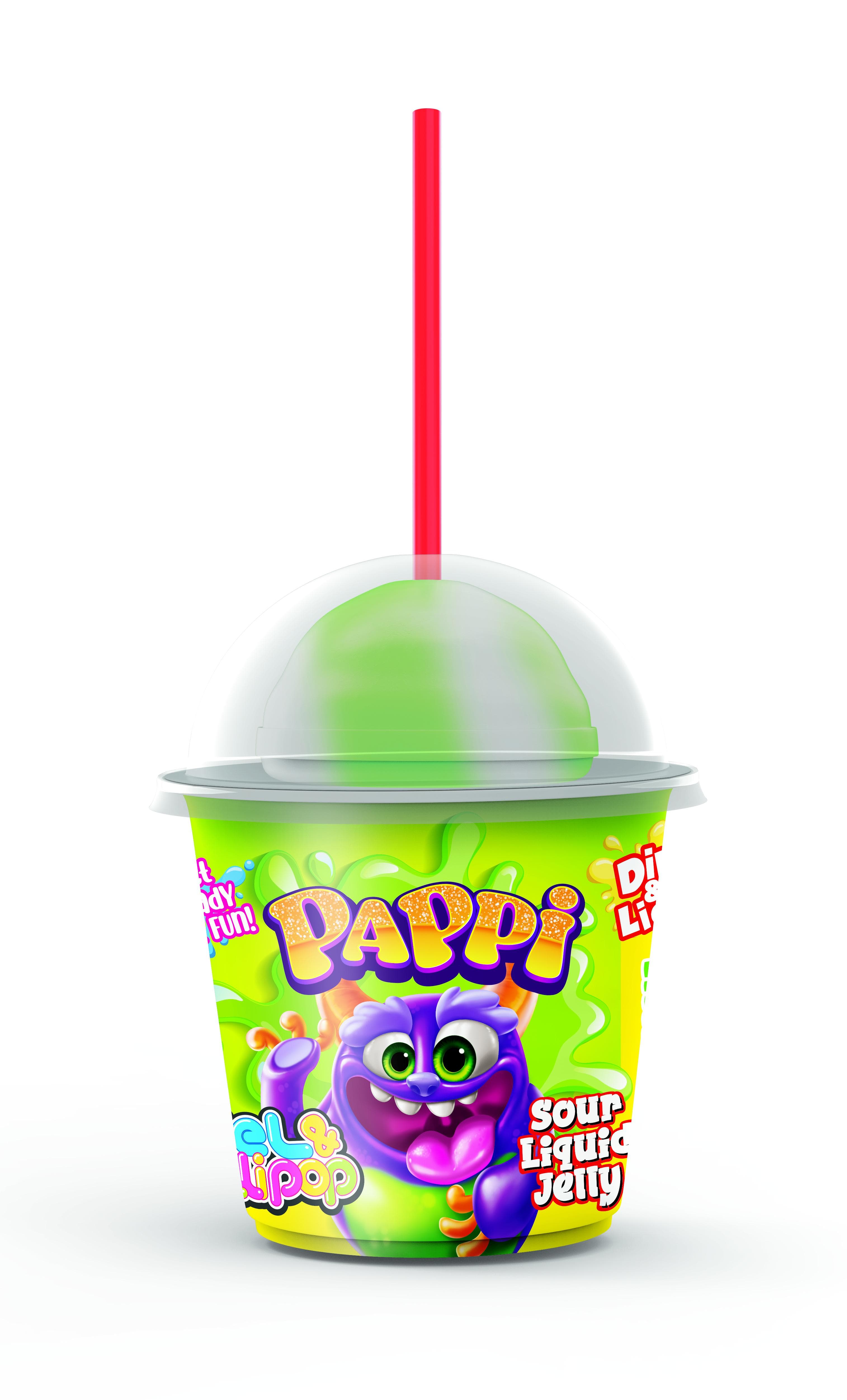 Seau vert sucette Pappi Gel