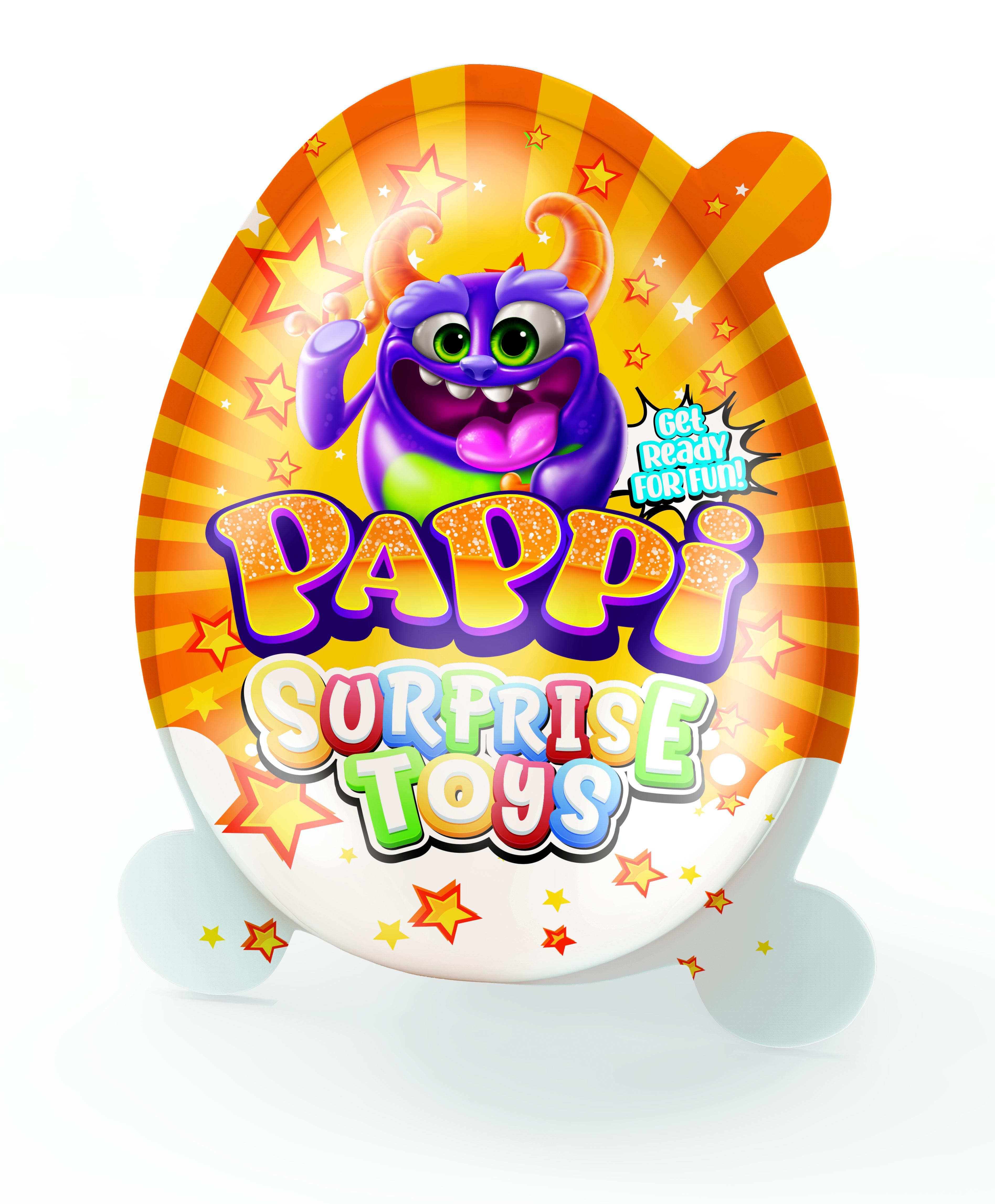 Pappi Surprise Toys – Jaune