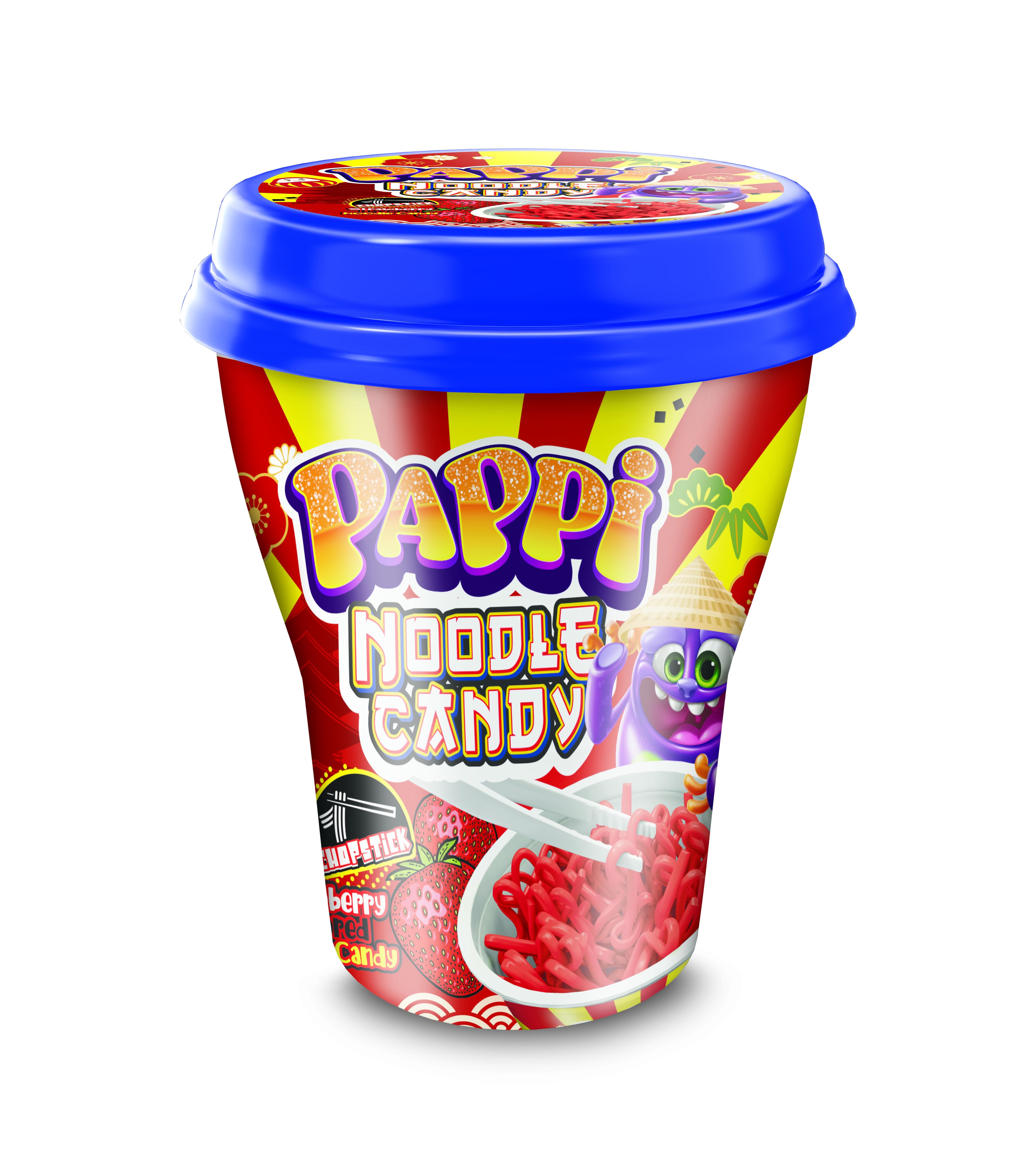 Pappi Noodle Candy Strawberry Giydirme