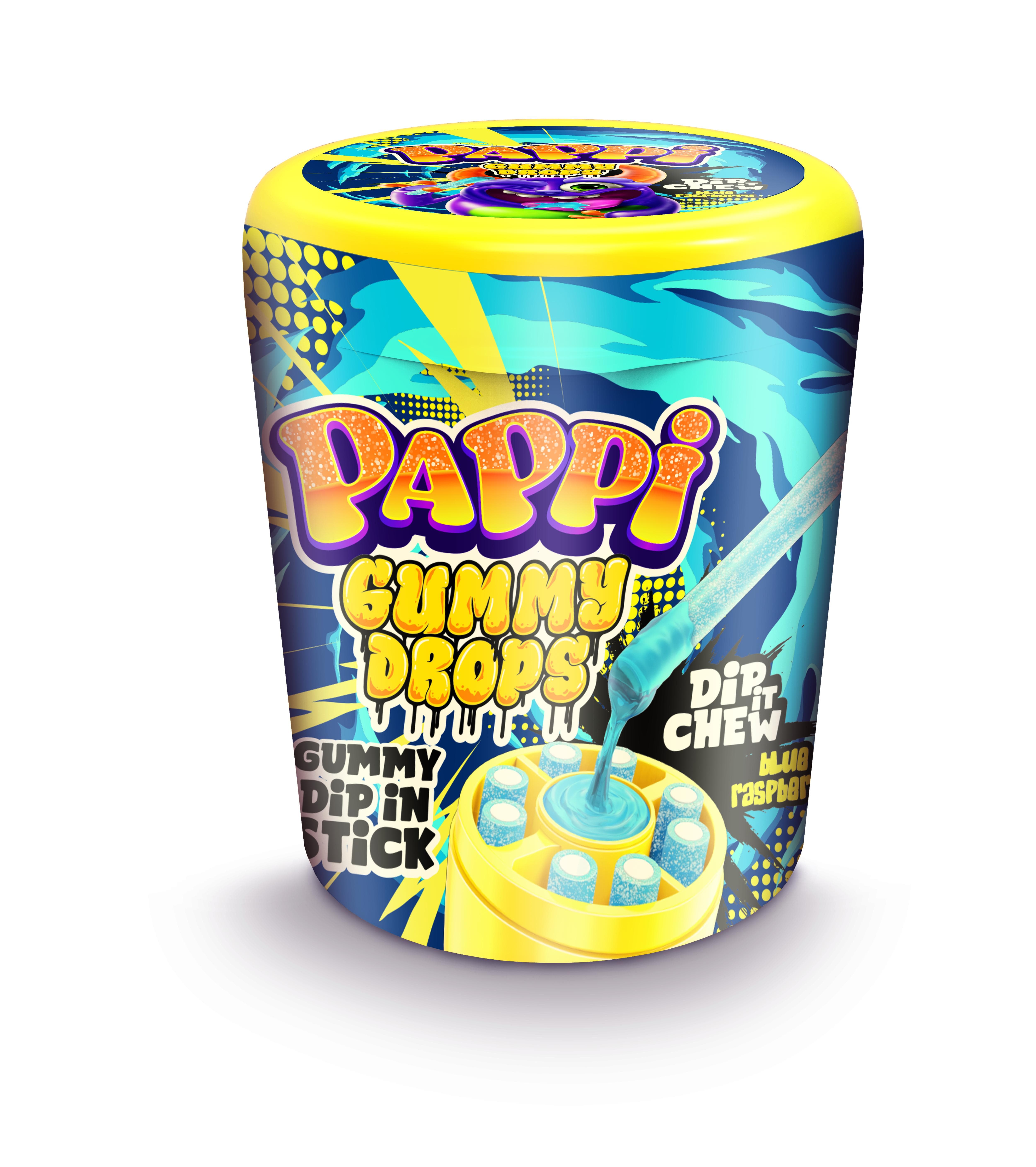 Pappi Gummy Drops Blue Raspberry