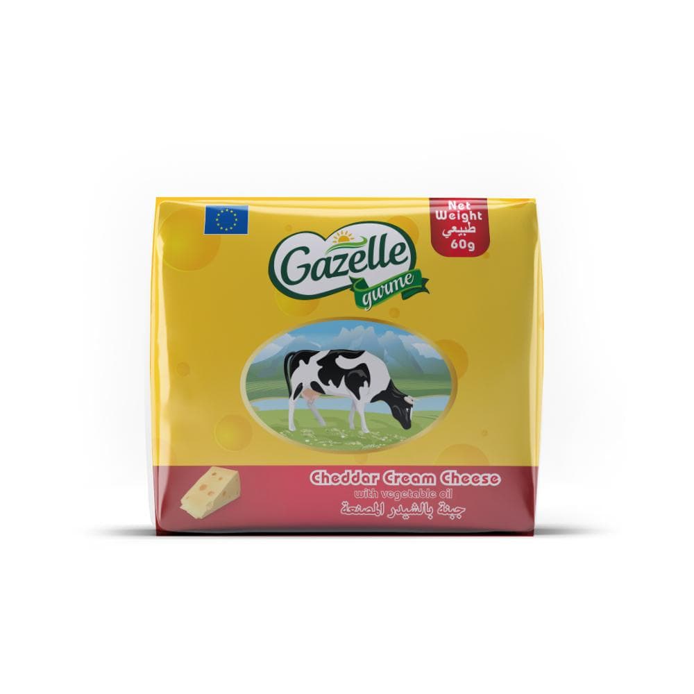 Gazelle Gurme Cheddar Cream Cheese 60 G