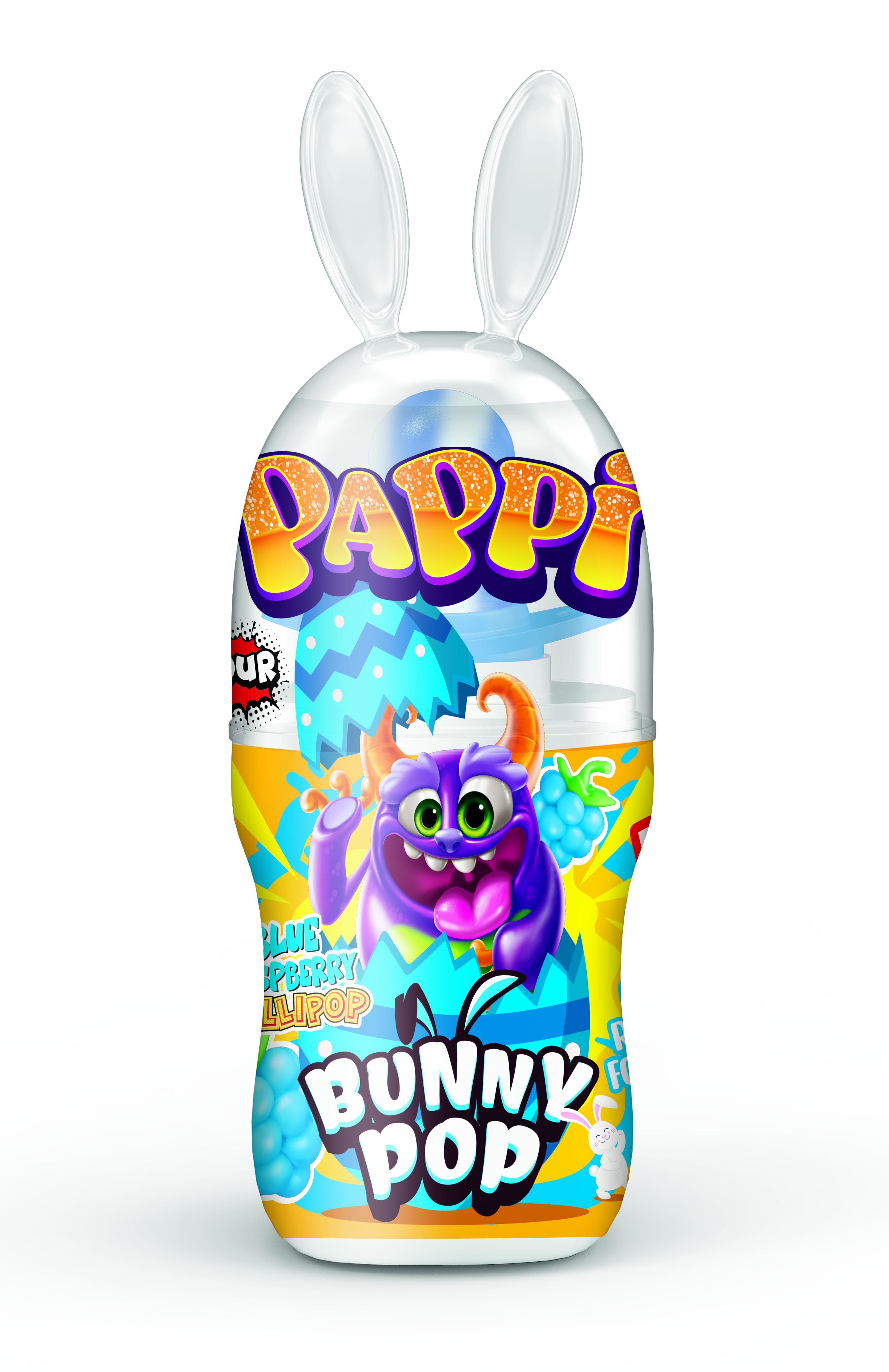 Pappi Bunny Pop Blue Raspberry