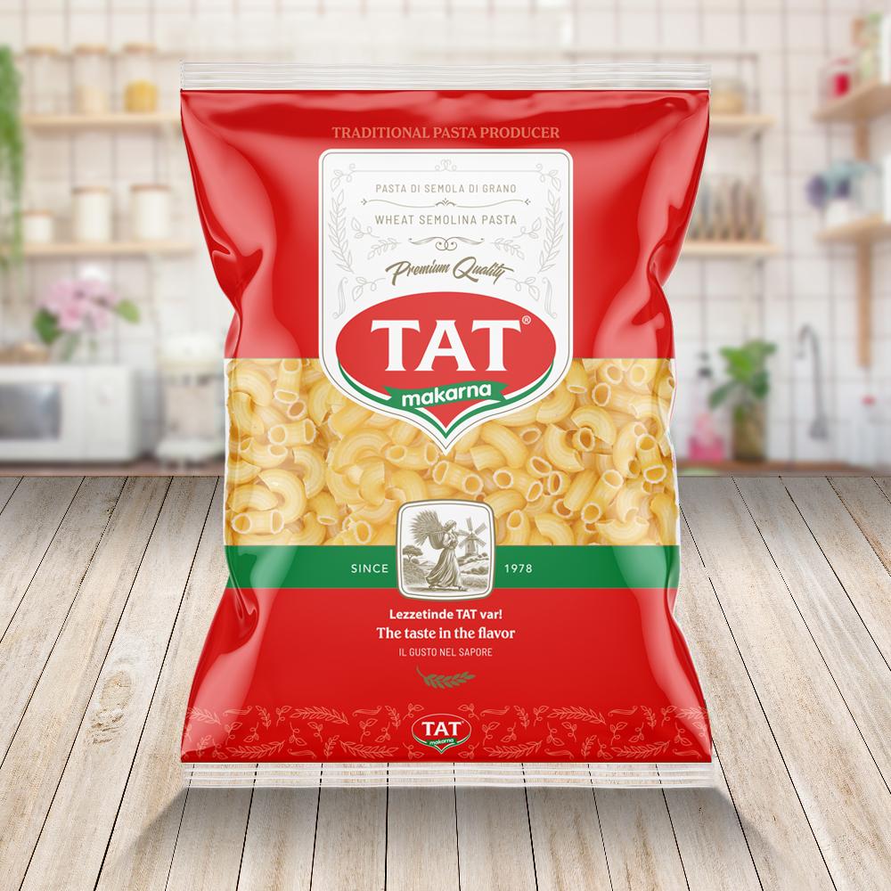 Tat Çizgili Dirsek Makarna