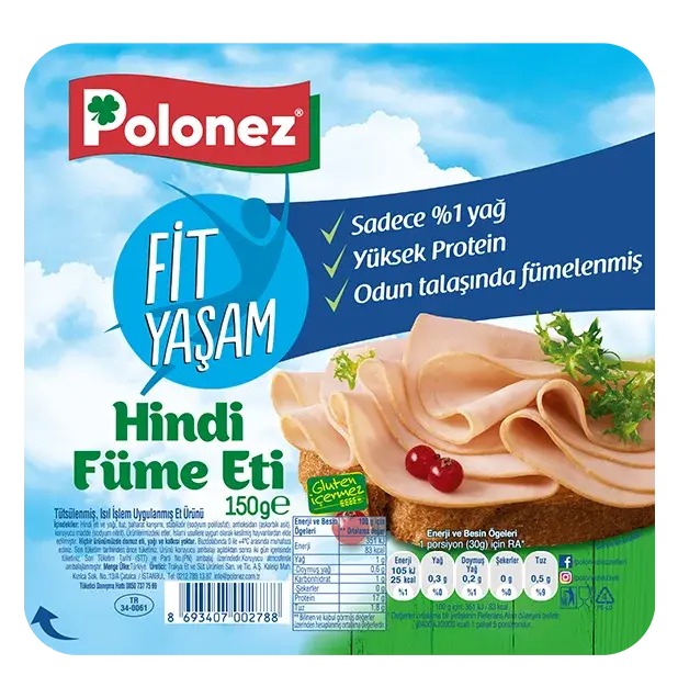 Polonez Hindi Füme Eti - 150 Gr.